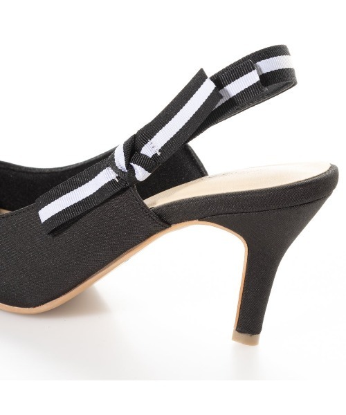 Miminy Piminy（ミミニー ピミニー）の「MiminyPiminy(ミミニー ピミニー) バックストラップのポインテッドトゥパンプス（パンプス・レディース・ベージュ系その他/ブラック系その他/シルバー・LL/S/M/L）」の15枚目の写真