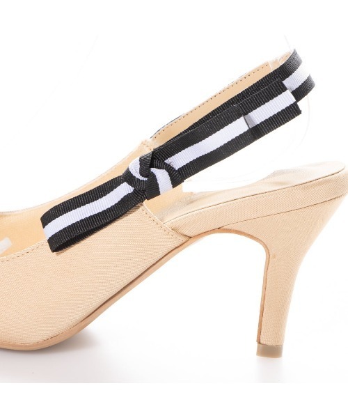 Miminy Piminy（ミミニー ピミニー）の「MiminyPiminy(ミミニー ピミニー) バックストラップのポインテッドトゥパンプス（パンプス・レディース・ベージュ系その他/ブラック系その他/シルバー・LL/S/M/L）」の16枚目の写真