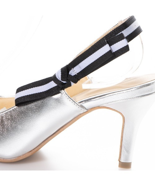 Miminy Piminy（ミミニー ピミニー）の「MiminyPiminy(ミミニー ピミニー) バックストラップのポインテッドトゥパンプス（パンプス・レディース・ベージュ系その他/ブラック系その他/シルバー・LL/S/M/L）」の17枚目の写真