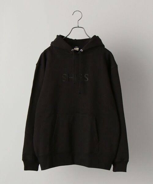 SHIPS（シップス）の「【WEB限定】SHIPS: SCREEN STARS（Ｒ）ボディ SHIPS ロゴ エンブロイダリー スウェット パーカー（パーカー・メンズ・ネイビー/ナチュラル/ブラック/グレー・X-LARGE/SMALL/LARGE/MEDIUM/XX-LARGE）」の6枚目の写真
