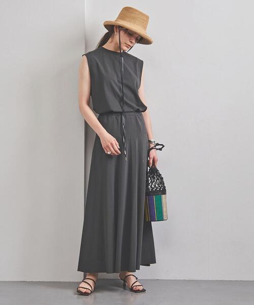 UNITED ARROWS（ユナイテッドアローズ）の「UGCC T/C イージー フレアースカート（スカート・レディース・ベージュ/ダークグレー・FREE）」の3枚目の写真