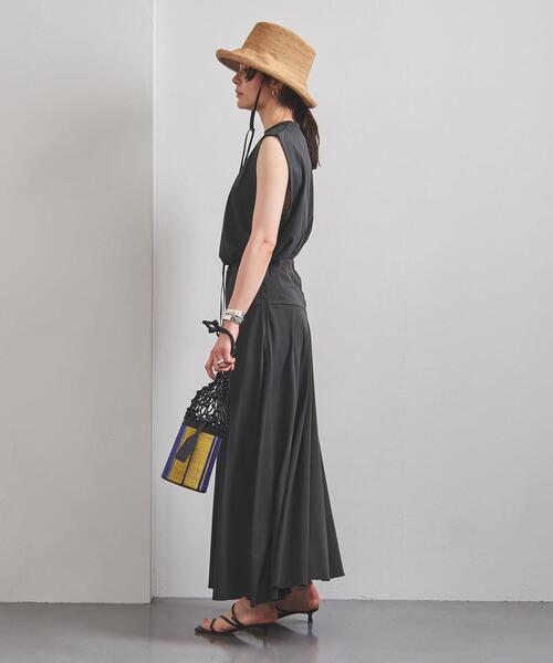 UNITED ARROWS（ユナイテッドアローズ）の「UGCC T/C イージー フレアースカート（スカート・レディース・ベージュ/ダークグレー・FREE）」の4枚目の写真