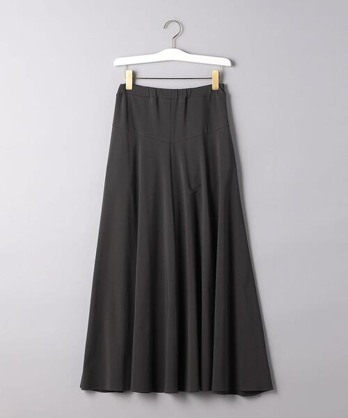 UNITED ARROWS（ユナイテッドアローズ）の「UGCC T/C イージー フレアースカート（スカート・レディース・ベージュ/ダークグレー・FREE）」の8枚目の写真