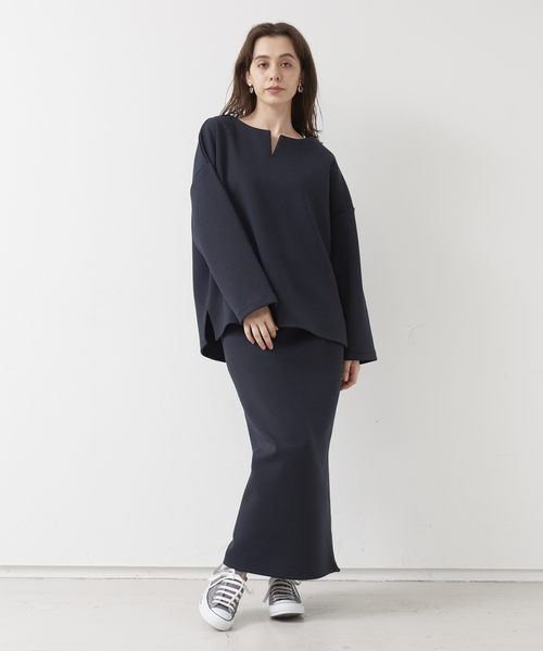 collex（コレックス）の「【一部店舗・WEB限定】ダンボールタイトスカート（スカート・レディース・サックスブルー/ネイビー/グレー・フリー）」の20枚目の写真