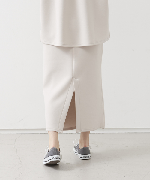 collex（コレックス）の「【一部店舗・WEB限定】ダンボールタイトスカート（スカート・レディース・サックスブルー/ネイビー/グレー・フリー）」の6枚目の写真