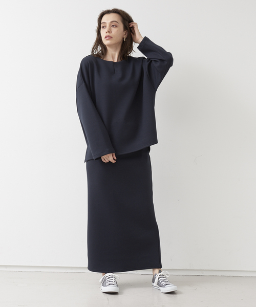 collex（コレックス）の「【一部店舗・WEB限定】ダンボールタイトスカート（スカート・レディース・サックスブルー/ネイビー/グレー・フリー）」の16枚目の写真