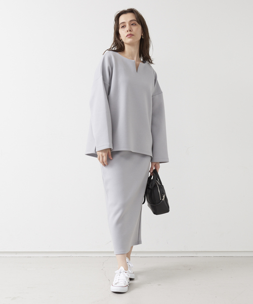 collex（コレックス）の「【一部店舗・WEB限定】ダンボールタイトスカート（スカート・レディース・サックスブルー/ネイビー/グレー・フリー）」の22枚目の写真