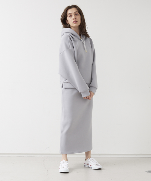 collex（コレックス）の「【一部店舗・WEB限定】ダンボールタイトスカート（スカート・レディース・サックスブルー/ネイビー/グレー・フリー）」の14枚目の写真