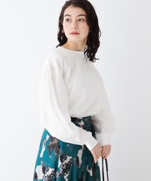 セール シルケットコットン フハク切替カットソー Web限定カラー サイズ Tシャツ カットソー Opaque Clip オペークドットクリップ のファッション通販 Zozotown