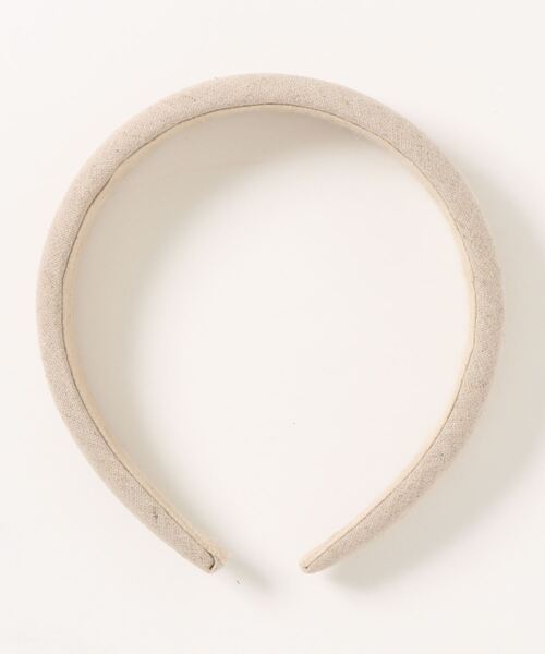 NATURAL BEAUTY BASIC（ナチュラルビューティーベーシック）の「ナチュラルフォーミーカチューシャ（カチューシャ・レディース・ブラウン/オフホワイト・ﾌﾘ-）」の2枚目の写真
