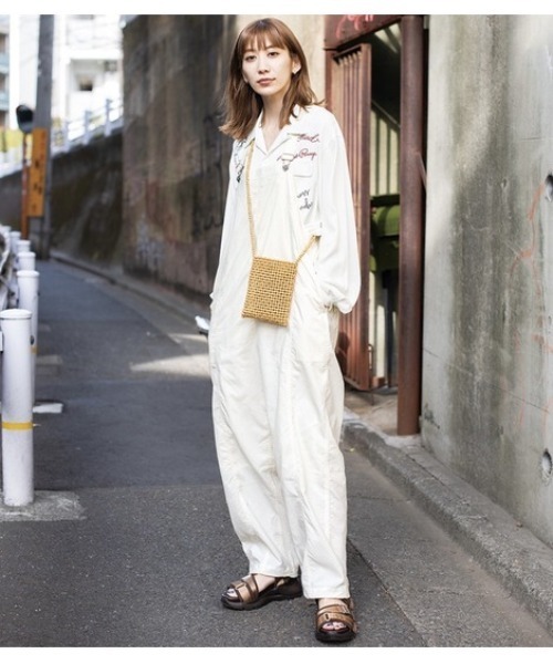 MOUSSY（マウジー）の「DRAWSTRING オーバーオール（つなぎ