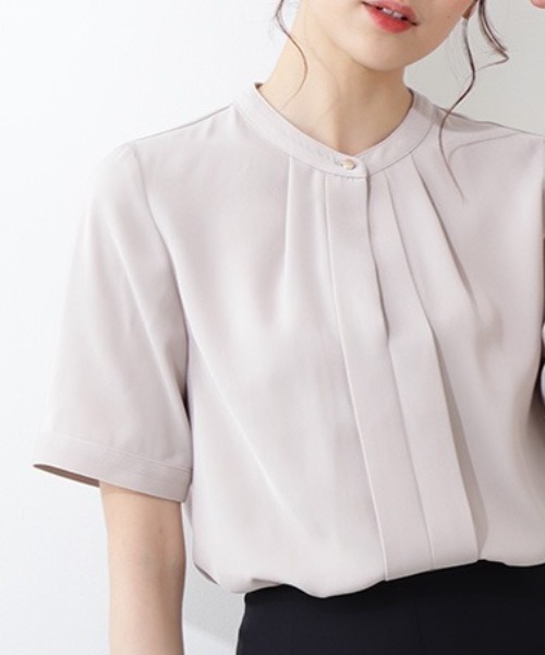 N. Natural Beauty Basic タックブラウス タックフルブラウス | N. Natural Beauty Basic*（エヌ