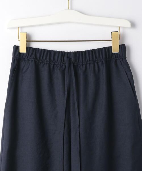 THE STATION STORE（ザ ステーション ストア）の「＜ma couleur＞ モクツイル ギャザー パンツ（その他パンツ・レディース・ベージュ/ネイビー・SMALL/MEDIUM）」の8枚目の写真