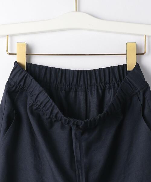 THE STATION STORE（ザ ステーション ストア）の「＜ma couleur＞ モクツイル ギャザー パンツ（その他パンツ・レディース・ベージュ/ネイビー・SMALL/MEDIUM）」の18枚目の写真