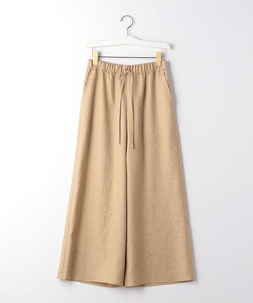 THE STATION STORE（ザ ステーション ストア）の「＜ma couleur＞ モクツイル ギャザー パンツ（その他パンツ・レディース・ベージュ/ネイビー・SMALL/MEDIUM）」の16枚目の写真