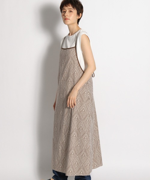 未着用✴︎ココエミリー✴︎15,750円✴︎ウル柄ドレス✴︎ハワイアンプリントワンピース プリント柄キャミワンピース｜ニコルの通販｜&mall（アンド