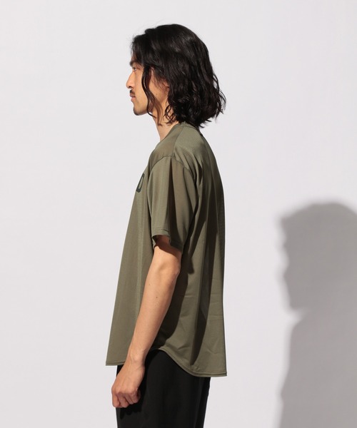 BEACHED DAYS(ビーチドデイズ)の「【BEACHED DAYS(ビーチドデイズ)】MESH TEE(Tシャツ/カットソー・メンズ・ブラック/カーキ/チャコール・MEDIUM/LARGE)」の10枚目の写真