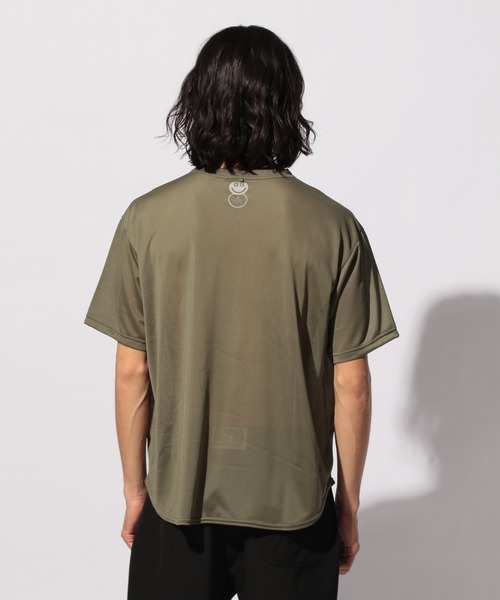 BEACHED DAYS(ビーチドデイズ)の「【BEACHED DAYS(ビーチドデイズ)】MESH TEE(Tシャツ/カットソー・メンズ・ブラック/カーキ/チャコール・MEDIUM/LARGE)」の6枚目の写真