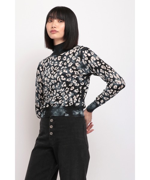 Desigual（デシグアル）の「ライトゲージプルオーバー DARRELL（ニット/セーター・レディース・ブラック・2L/SS/S/M/L）」の2枚目の写真