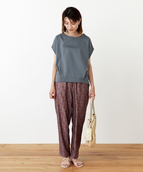 アーバンリサーチ URBAN RESEARCH アンクルベルトパンツ イージーパンツ M URBAN RESEARCH（アーバンリサーチ）の「ストライプアンクルベルトレス