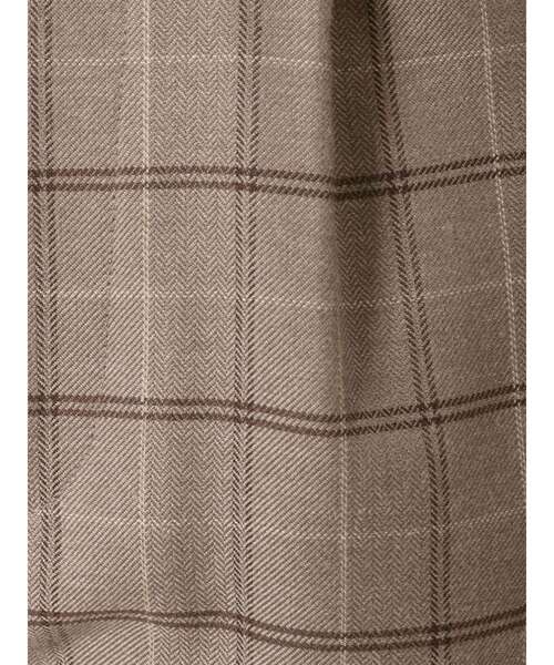 MERCURYDUO（マーキュリーデュオ）の「細ベルト付チェックテーパードパンツ（その他パンツ・レディース・ライトグレー/ブラウン・SMALL/MEDIUM）」の15枚目の写真