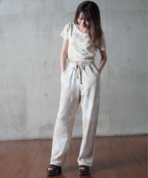 one way | 【oneway Jeans】タイダイフレアパンツ(スウェットパンツ)