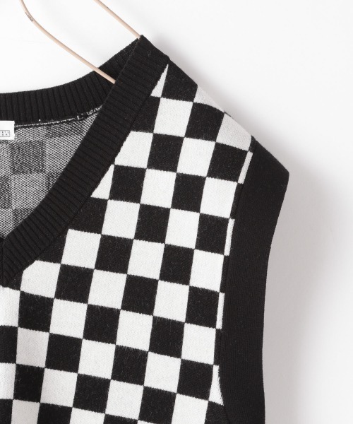 LOWRYS FARM（ローリーズファーム）の「ガラニットベスト　959082（ベスト・キッズ・ブラック/ブラウン・110cm/120cm/130cm）」の6枚目の写真