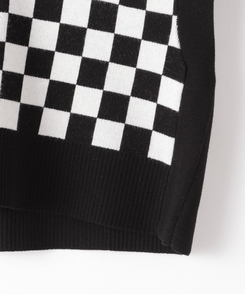 LOWRYS FARM（ローリーズファーム）の「ガラニットベスト　959082（ベスト・キッズ・ブラック/ブラウン・110cm/120cm/130cm）」の5枚目の写真