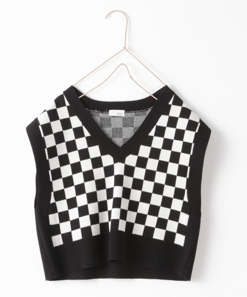 LOWRYS FARM（ローリーズファーム）の「ガラニットベスト　959082（ベスト・キッズ・ブラック/ブラウン・110cm/120cm/130cm）」の11枚目の写真