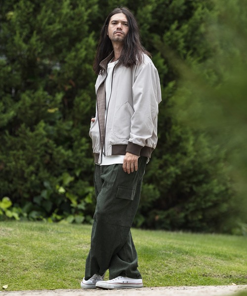 CAMBIO（カンビオ）の「mp9188-2way Silhouette Pants パンツ（その他パンツ・メンズ・ブラック/オリーブ/ブルーグリーン/グレイッシュベージュ・S/M/L）」の10枚目の写真