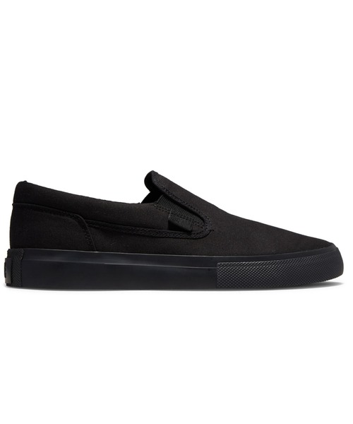 DC SHOES（ディーシーシューズ）の「MANUAL SLIP-ON/DCスニーカー（スリッポン）（スリッポン・メンズ・ブラック/ブラック×ホワイト・26cm/26.5cm/27cm/27.5cm/28cm/28.5cm/29cm/23cm/23.5cm/24.5cm/24cm/25cm）」の3枚目の写真