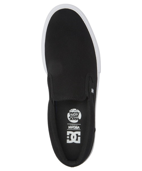DC SHOES（ディーシーシューズ）の「MANUAL SLIP-ON/DCスニーカー（スリッポン）（スリッポン・メンズ・ブラック/ブラック×ホワイト・26cm/26.5cm/27cm/27.5cm/28cm/28.5cm/29cm/23cm/23.5cm/24.5cm/24cm/25cm）」の8枚目の写真