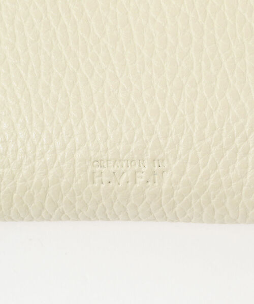 BEAMS LIGHTS(ビームスライツ)の「H.V.F.N / NOAH new コンパクト ウォレット(財布・レディース・ホワイト・ONE SIZE)」の4枚目の写真