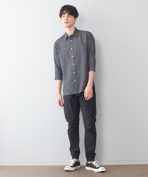 Blue Standard (ブルースタンダード)の「【BLUE STANDARD/ブルースタンダード】接触冷感ストレッチドライカーゴパンツ(カーゴパンツ・メンズ・グレー/ブラック・LARGE/MEDIUM/X-LARGE/SMALL)」の3枚目の写真