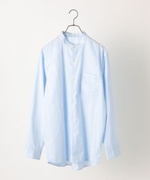 SHIPS any | SHIPS any: ルーズフィット オーバーサイズ バンドカラー 長袖 シャツ◇(シャツ/ブラウス)