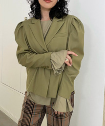 Ameri | JACKET WITH FLARE SHIRT(テーラードジャケット)