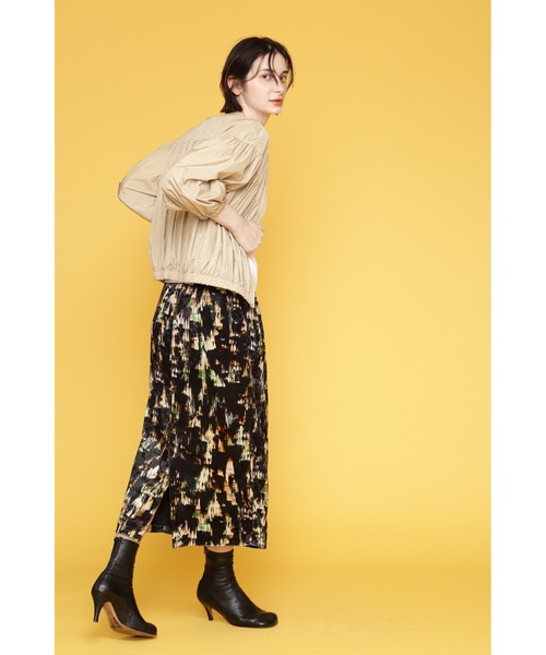 FLOML（フロム）の「【FLOML】アートプリントスカート（スカート・レディース・ブラック・38）」の14枚目の写真
