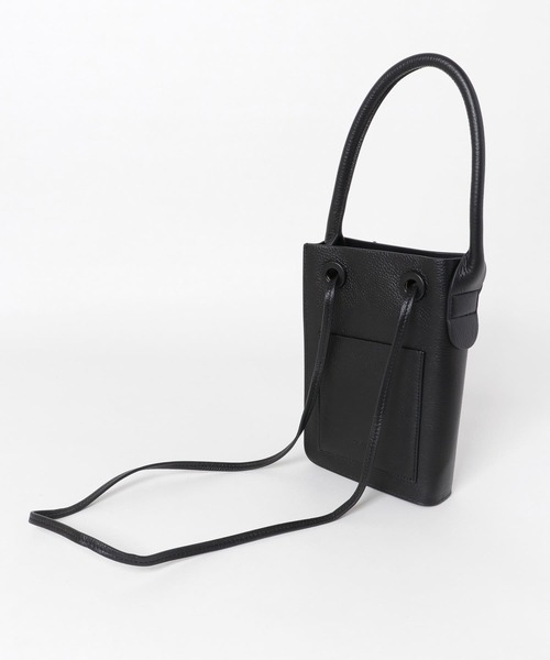 HASHIBAMI（ハシバミ）の「Hashibami　Calla Mini Bag（ショルダーバッグ・レディース・ブラック/カーキ・-）」の5枚目の写真