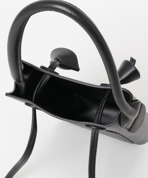 HASHIBAMI（ハシバミ）の「Hashibami　Calla Mini Bag（ショルダーバッグ・レディース・ブラック/カーキ・-）」の4枚目の写真