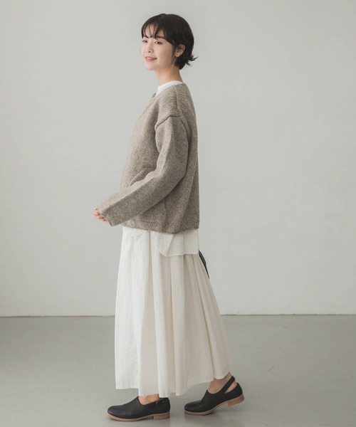 かぐれ（カグレ）の「ペルークルーネックカーディガン（ニット