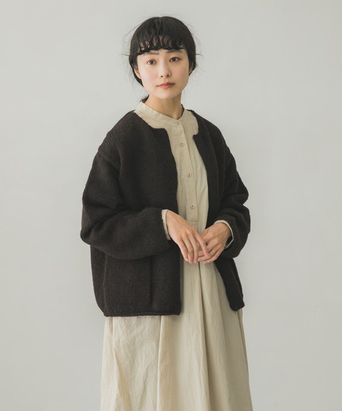 かぐれ（カグレ）の「ペルークルーネックカーディガン（ニット