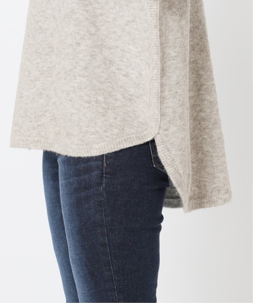 Simplicite（サンプリシテ）の「FOX MIX ラウンドテールチュニック◆（ニット/セーター・レディース・ライトグレー/ブラウン/グリーン/イエロー・FREE）」の13枚目の写真