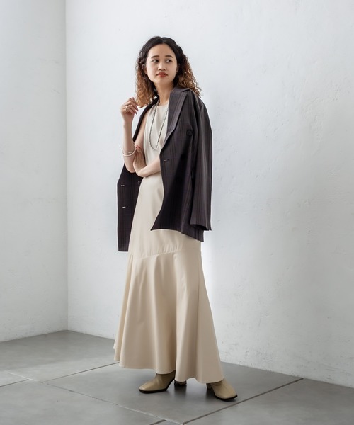 mystic（ミスティック）の「フェイクレザーマーメイドスカート（スカート・レディース・アイボリー/ブラック/ブラウン・1/2）」の13枚目の写真