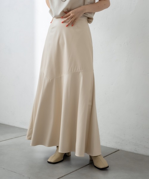 mystic（ミスティック）の「フェイクレザーマーメイドスカート（スカート・レディース・アイボリー/ブラック/ブラウン・1/2）」の10枚目の写真