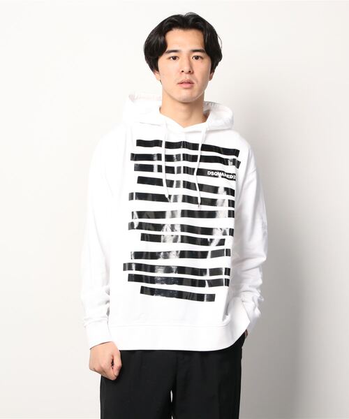 DSQUARED2（ディースクエアード）の「SWEATSHIRT /CLASSIFIED HOODIE /RELAX FIT /DYED