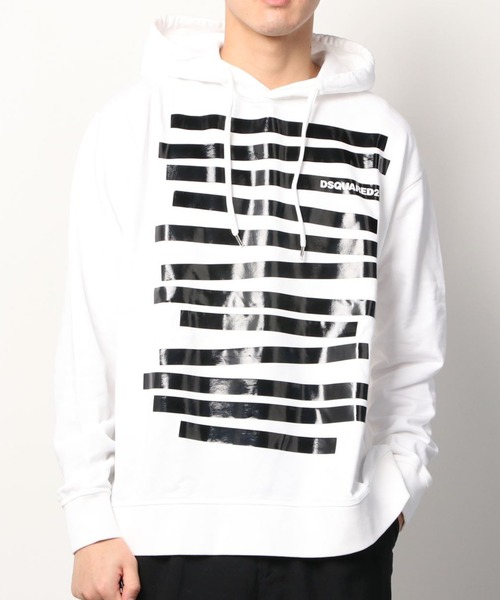 DSQUARED2（ディースクエアード）の「SWEATSHIRT /CLASSIFIED HOODIE /RELAX FIT /DYED