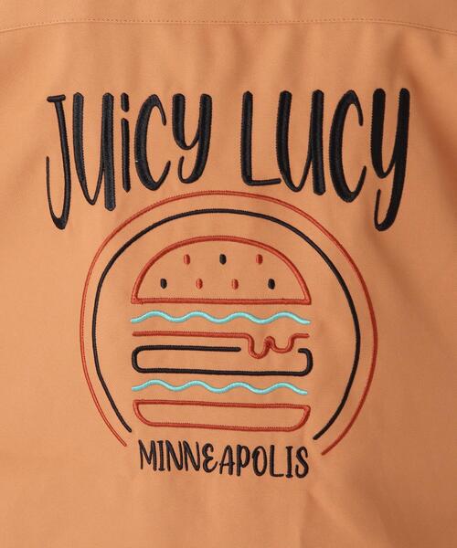 BASECONTROL(ベースコントロール)の「◆フードバック刺繍 BURGER ビッグシルエットシャツ(シャツ/ブラウス・レディース・アイボリー/ブラック/ベージュ/ライトブルー/ベージュ系・99)」の17枚目の写真