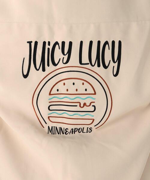 BASECONTROL(ベースコントロール)の「◆フードバック刺繍 BURGER ビッグシルエットシャツ(シャツ/ブラウス・レディース・アイボリー/ブラック/ベージュ/ライトブルー/ベージュ系・99)」の15枚目の写真