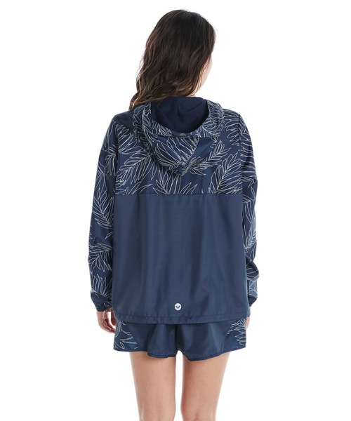 ROXY（ロキシー）の「BREEZE JACKET/ロキシーナイロンジャケット（ナイロンジャケット・レディース・ブラック/ネイビー/ホワイト・MEDIUM/LARGE/SMALL）」の6枚目の写真