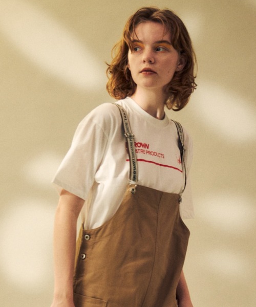 idem（イデム）の「Staff T-shirt【idem × BROWN THEATRE PRODUCTS】（Tシャツ/カットソー・レディース・ホワイト/ブラック/ベージュ・FREE）」の8枚目の写真